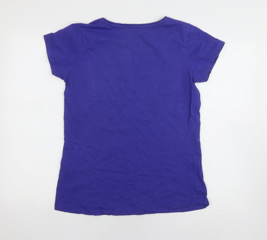 Mountain Warehouse Women's Blue T-Shirt Size 14 Casual Summer