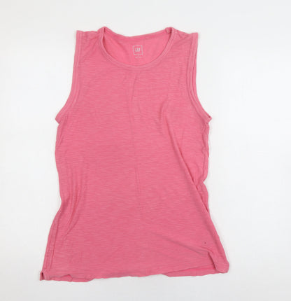 Womens UK Size S Gap Pink Basic Tank