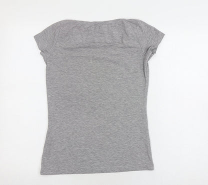 Womens UK Size S O'Neill Grey Basic T-Shirt
