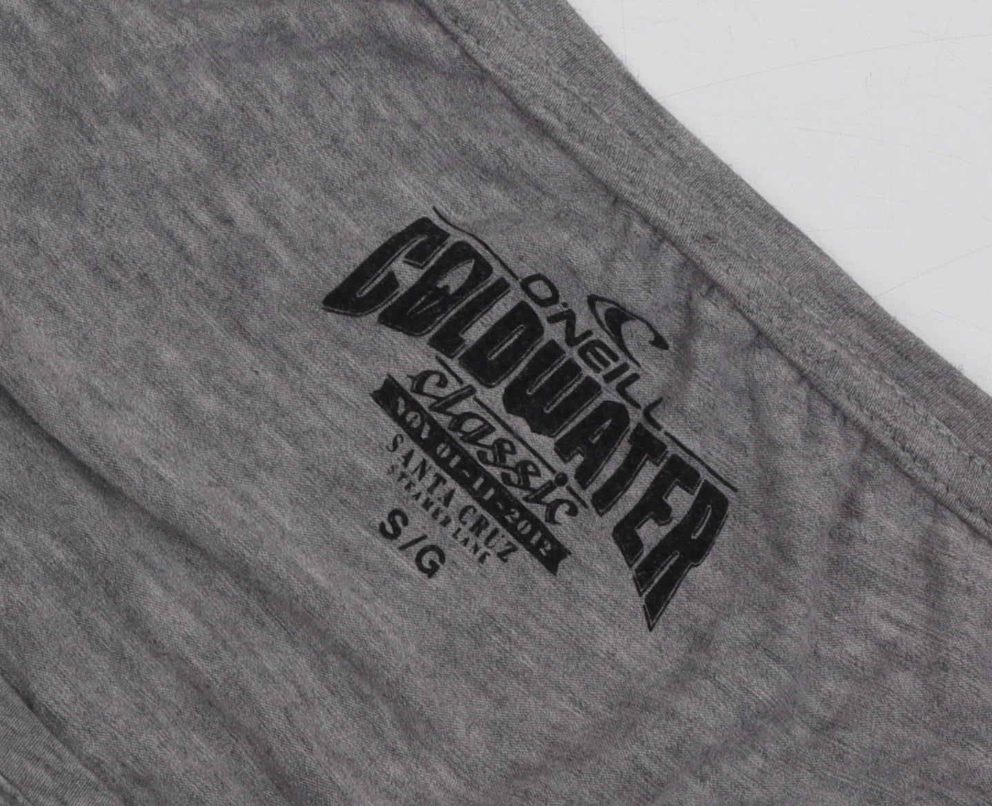 Womens UK Size S O'Neill Grey Basic T-Shirt