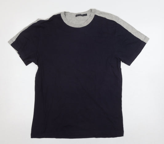 Mens UK Size S French Connection Blue  T-Shirt