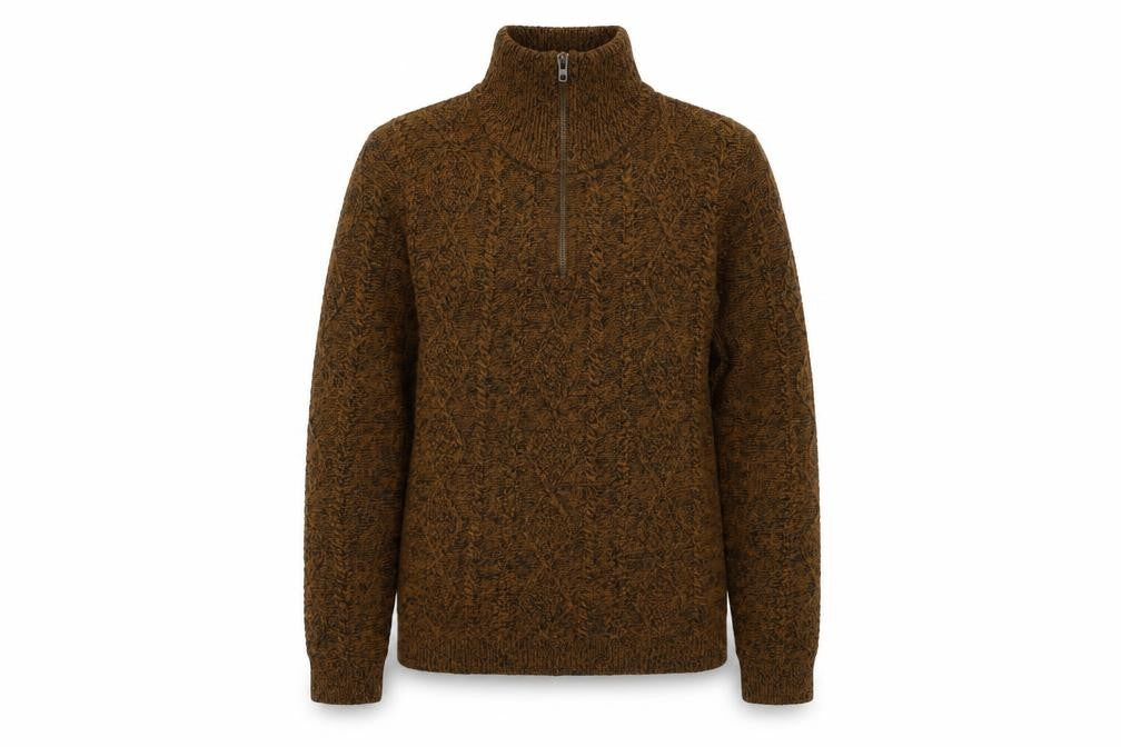 Unisex Adults UK Size M Tokyo Laundry Brown Full Zip Jumper