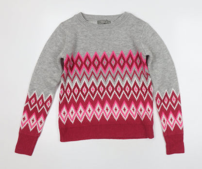 Womens UK Size XS Oasis Multicoloured Pullover Jumper