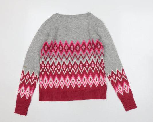 Womens UK Size XS Oasis Multicoloured Pullover Jumper