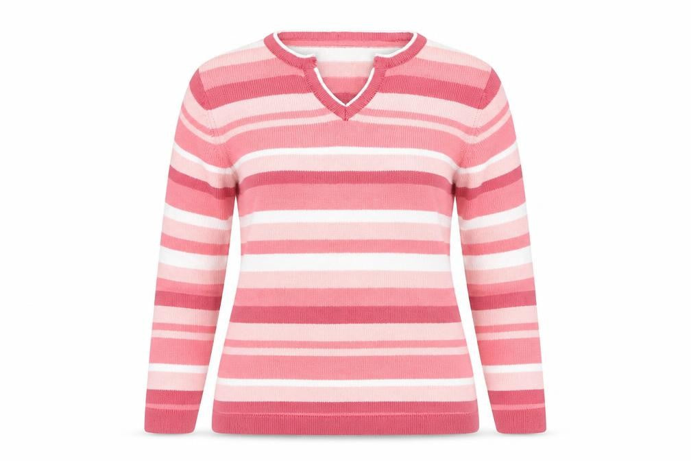 Womens UK Size 10 Isle Pink Pullover Jumper