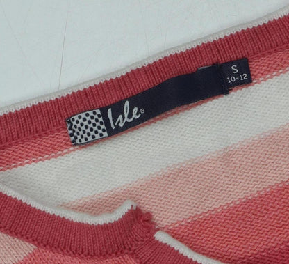 Womens UK Size 10 Isle Pink Pullover Jumper