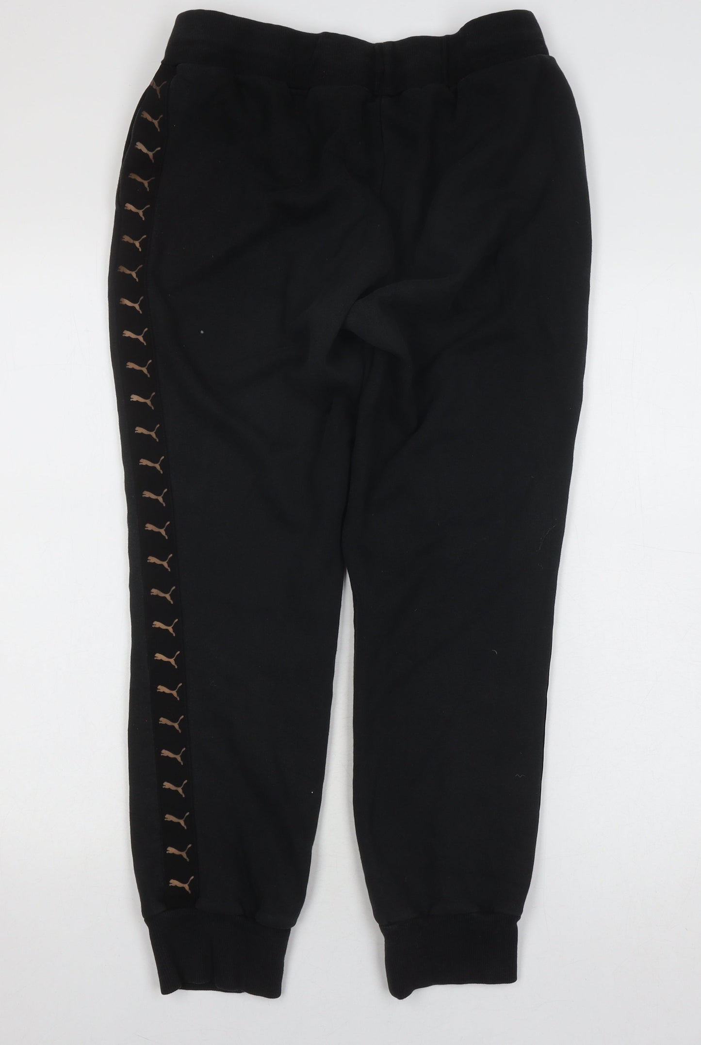 Puma Women's Black Jogger Trousers Size 12 - Gym Ready
