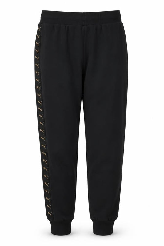 Front view of Puma Women's Black Jogger Trousers, size 12, - Gym Ready