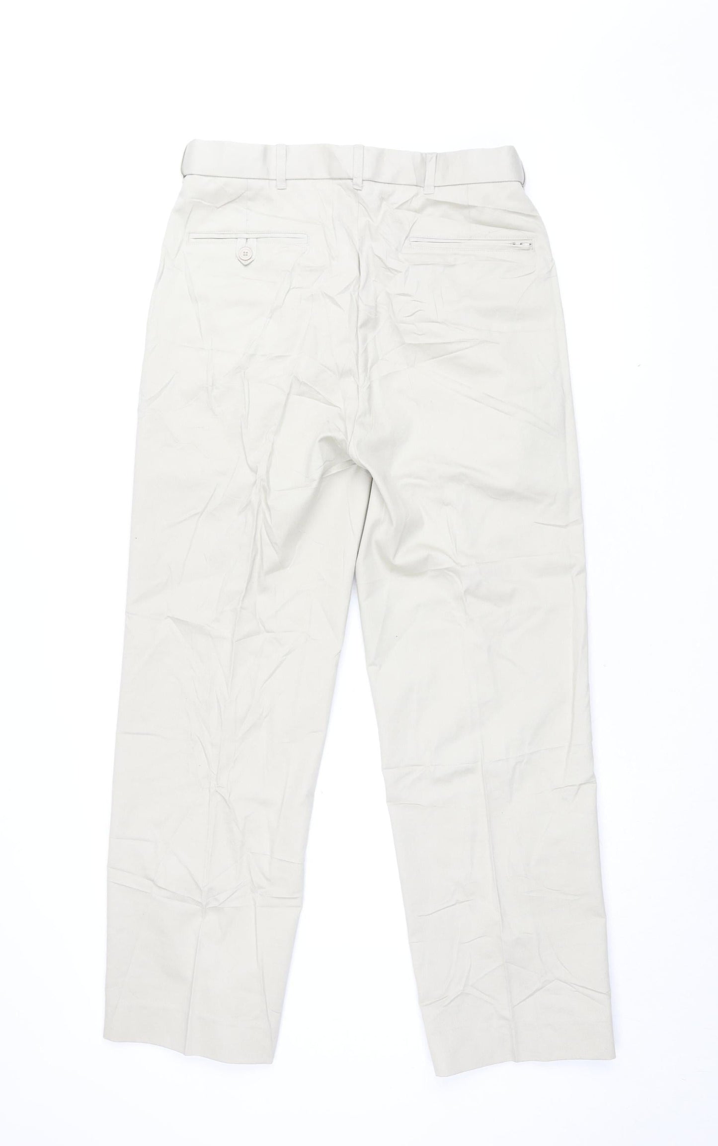 Peter Christian Men's Beige Chino Trousers, Size L, 32 Waist