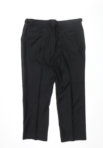 Austin Reed Men's Black Dress Trousers, Size 38