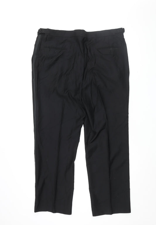 Austin Reed Men's Black Dress Trousers, Size 38