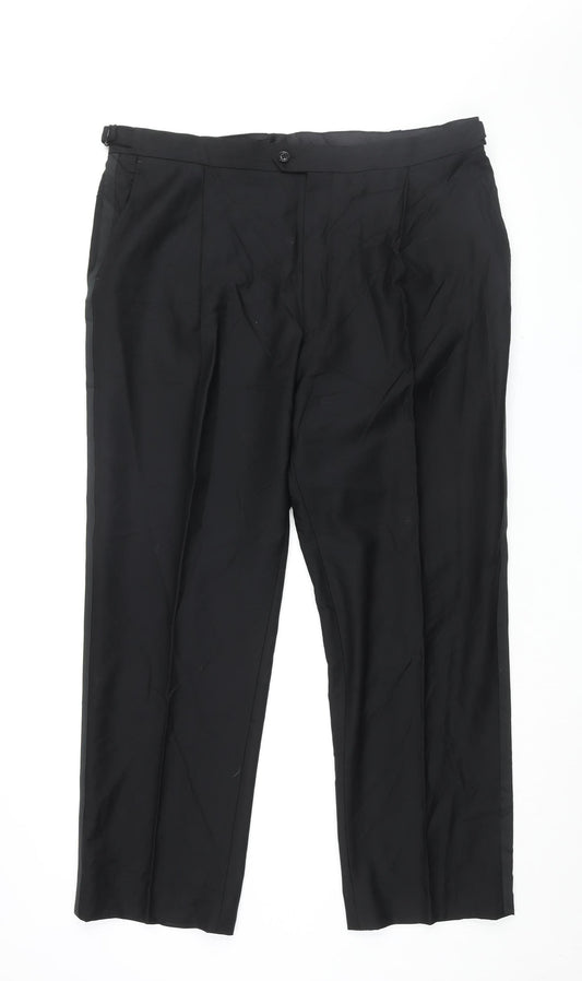 Austin Reed Men's Black Dress Trousers, Size 38