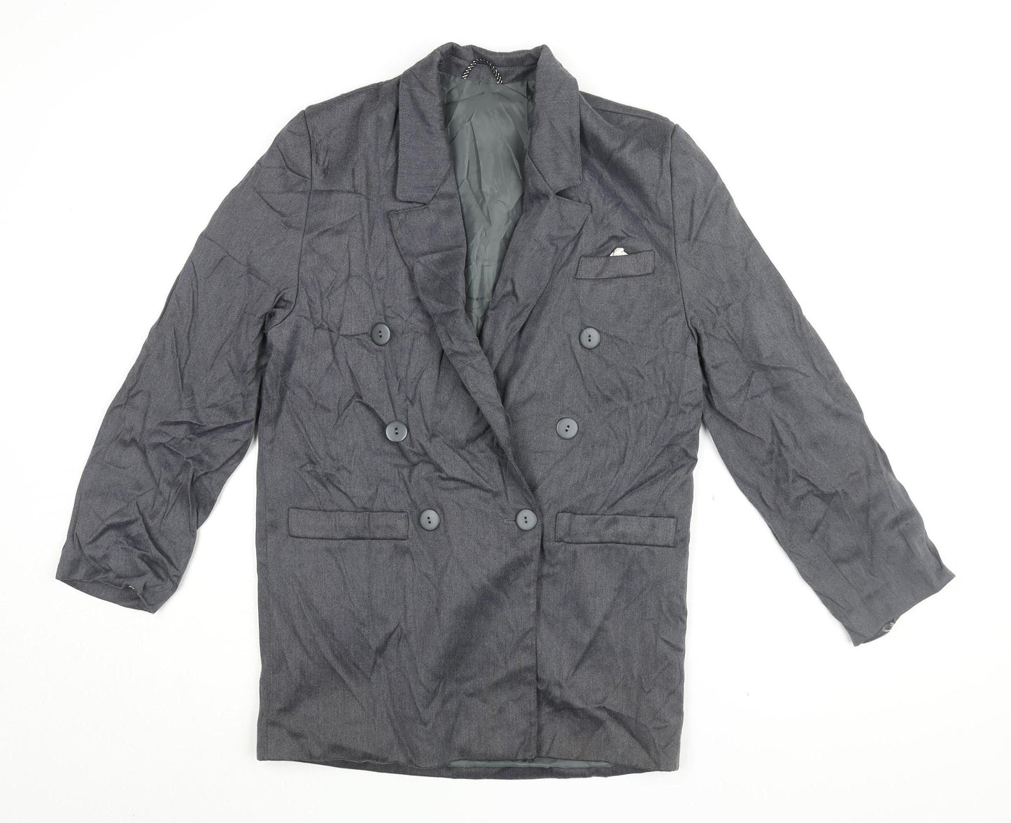 Womens UK Size 10 Dorothy Perkins Grey Basic Jacket