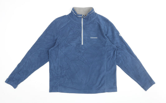 Mens UK Size S Craghoppers Blue 1/2 Zip Sweatshirt