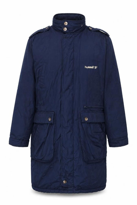 Mens UK Size M Hummel Blue Parka Coat