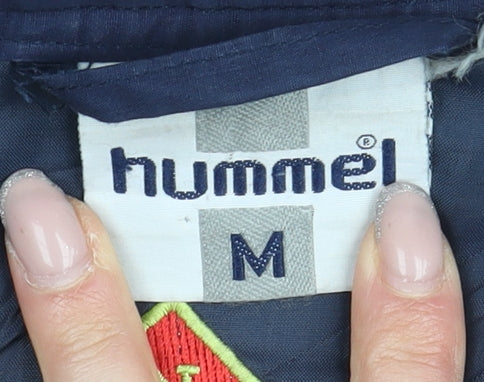 Mens UK Size M Hummel Blue Parka Coat