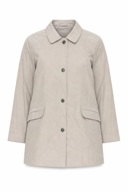 Klass Women's Beige Mid-Length Overcoat M