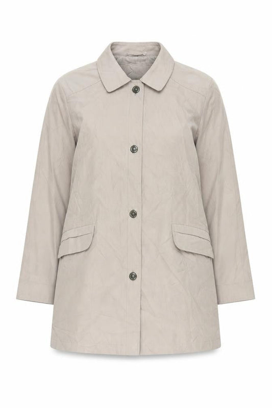 Klass Women's Beige Mid-Length Overcoat M