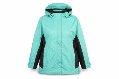 Womens UK Size 18 BM Green Rain Coat