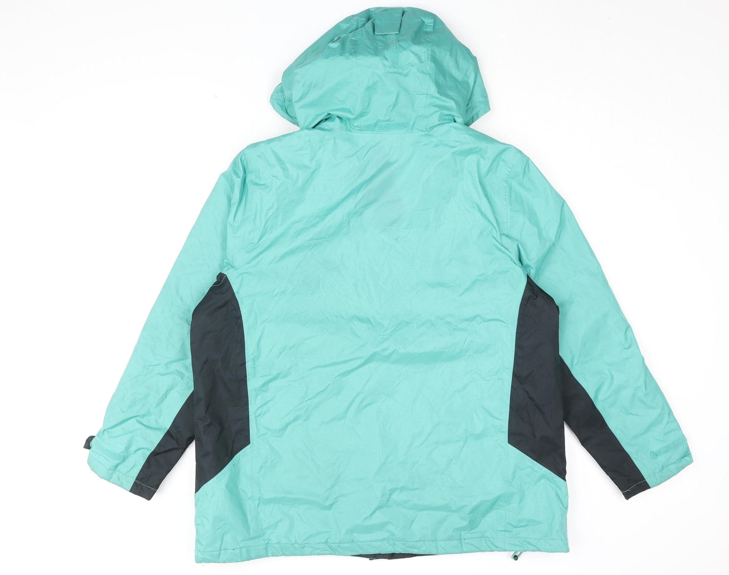 Womens UK Size 18 BM Green Rain Coat