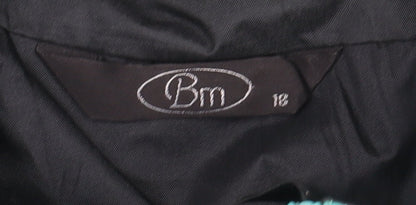 Womens UK Size 18 BM Green Rain Coat