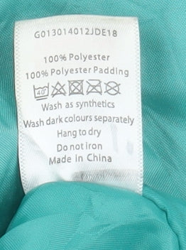 Womens UK Size 18 BM Green Rain Coat