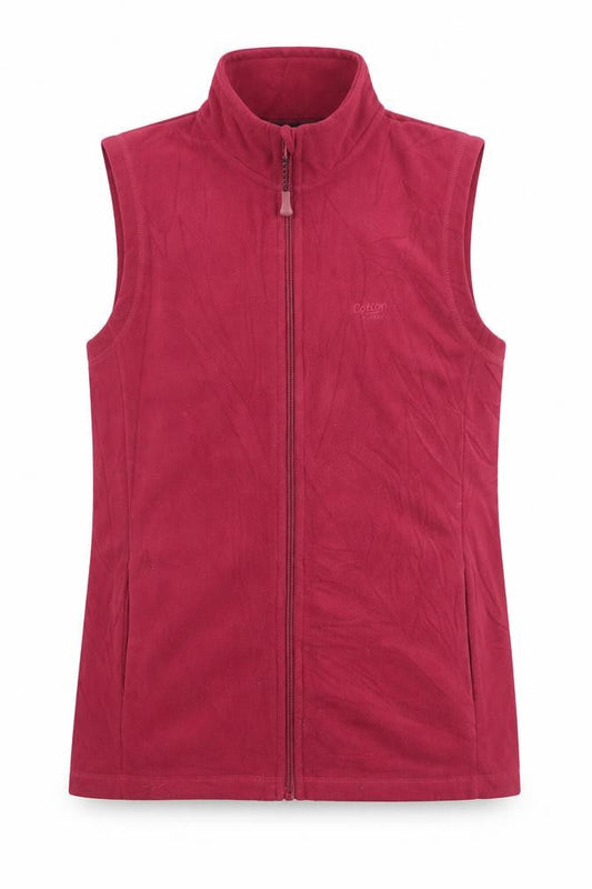 Womens UK Size S Cotton Traders Red Gilet