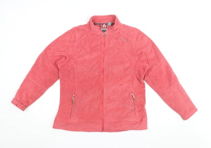 TOG 24 Women's Red Fleece Zip Sweatshirt Size 14-16