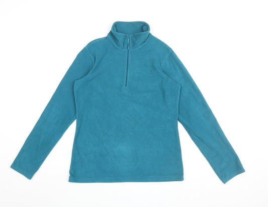 Womens UK Size Small Mountain Warehouse Blue Pullover Sweatshirt