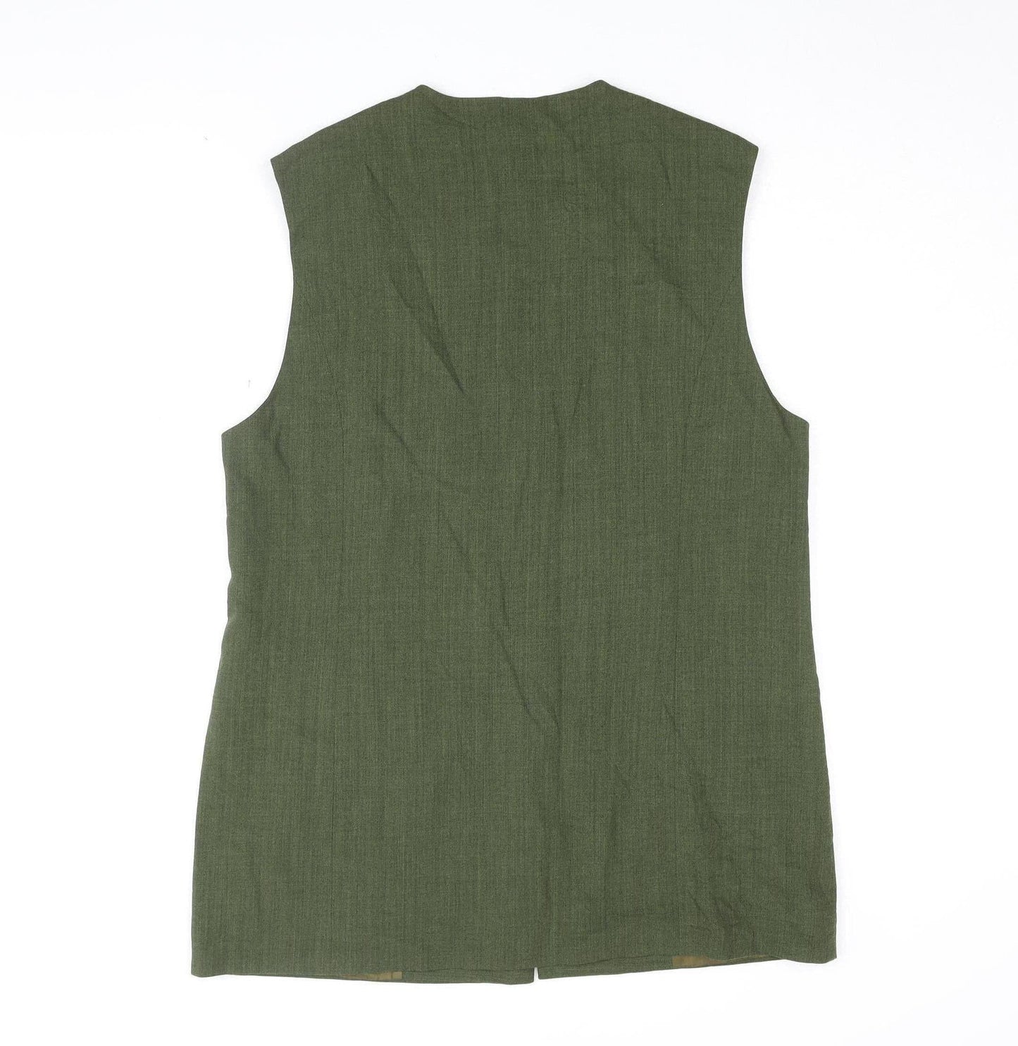 Frankenwälder Women's Green Sleeveless Vest, Size 12