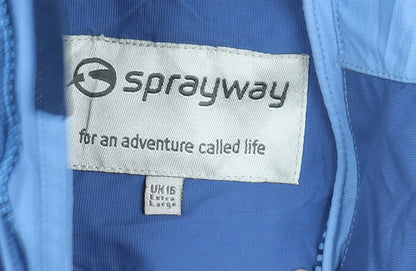 Womens UK Size 16 Sprayway Blue 3-in-1 Jacket