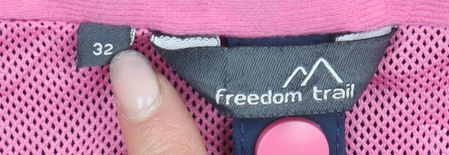 Womens UK Size 4 Freedom Trail Blue Rain Coat