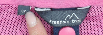Womens UK Size 4 Freedom Trail Blue Rain Coat