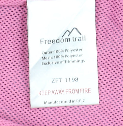 Womens UK Size 4 Freedom Trail Blue Rain Coat