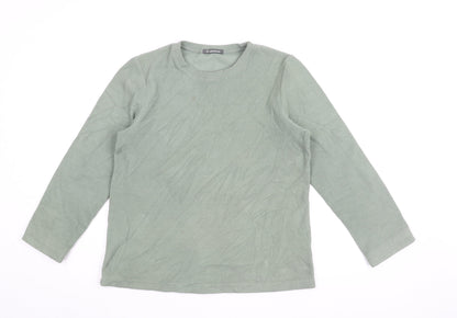 Womens UK Size M Hawkshead Green Basic T-Shirt