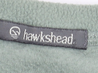 Womens UK Size M Hawkshead Green Basic T-Shirt