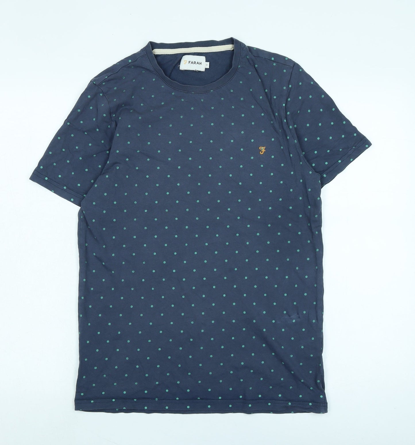 Mens UK Size M Farah Blue  T-Shirt
