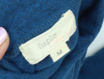 Womens UK Size M Cupio Blue Basic Turtleneck