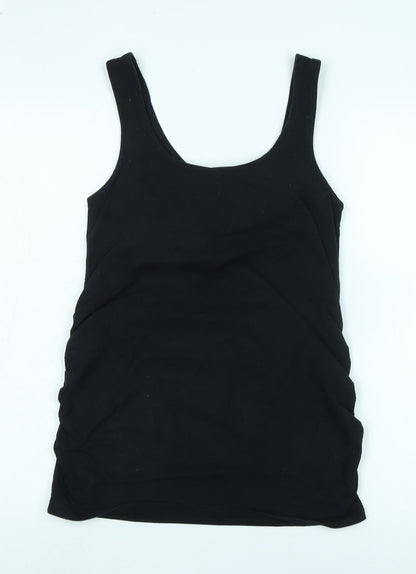 Womens UK Size S JoJo Maman Bébé Black Basic Tank