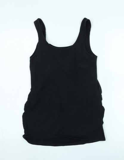 Womens UK Size S JoJo Maman Bébé Black Basic Tank