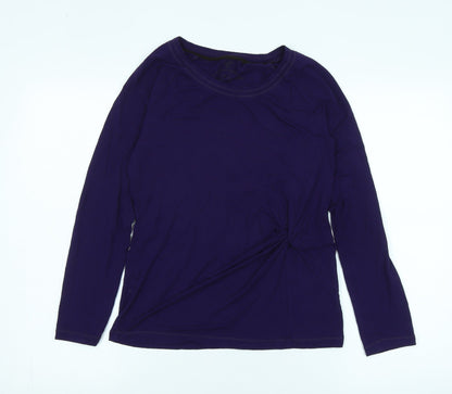 Womens UK Size S LUISA CERANO Purple Basic Shirt