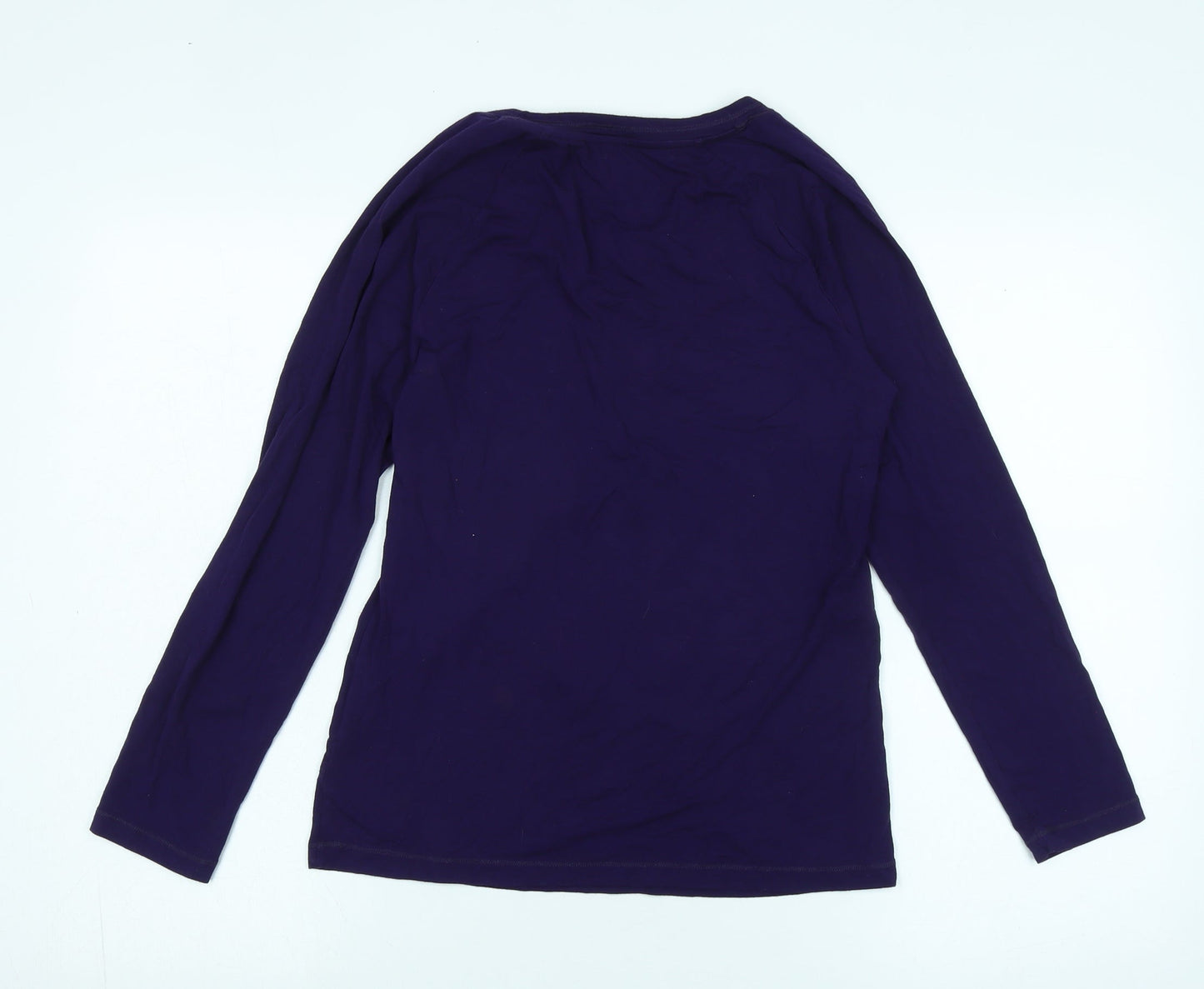 Womens UK Size S LUISA CERANO Purple Basic Shirt