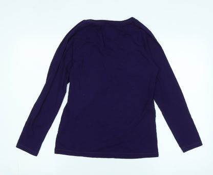 Womens UK Size S LUISA CERANO Purple Basic Shirt