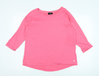 Womens UK Size 12 monari Pink Basic T-Shirt