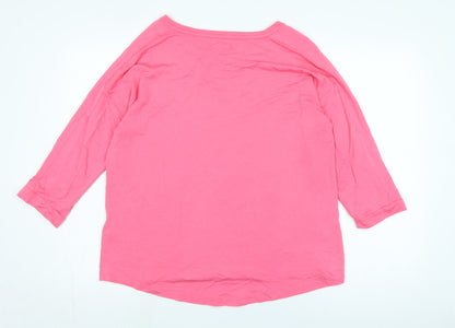 Womens UK Size 12 monari Pink Basic T-Shirt