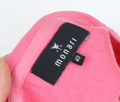 Womens UK Size 12 monari Pink Basic T-Shirt