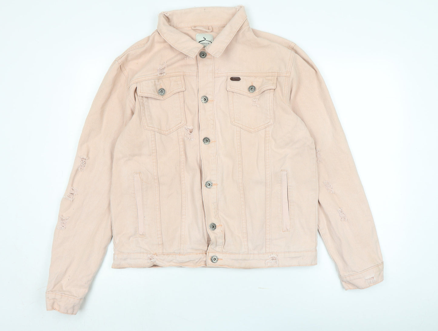 Mens UK Size XL Soul Star Pink Basic Jacket