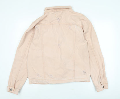 Mens UK Size XL Soul Star Pink Basic Jacket