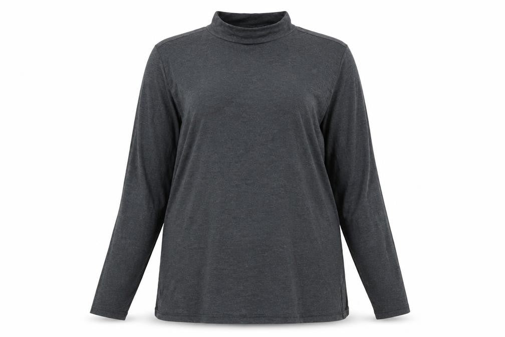 Womens UK Size 16 Halston Grey Basic T-Shirt