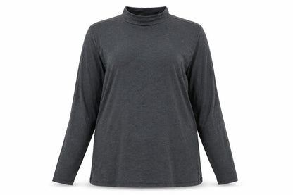 Womens UK Size 16 Halston Grey Basic T-Shirt